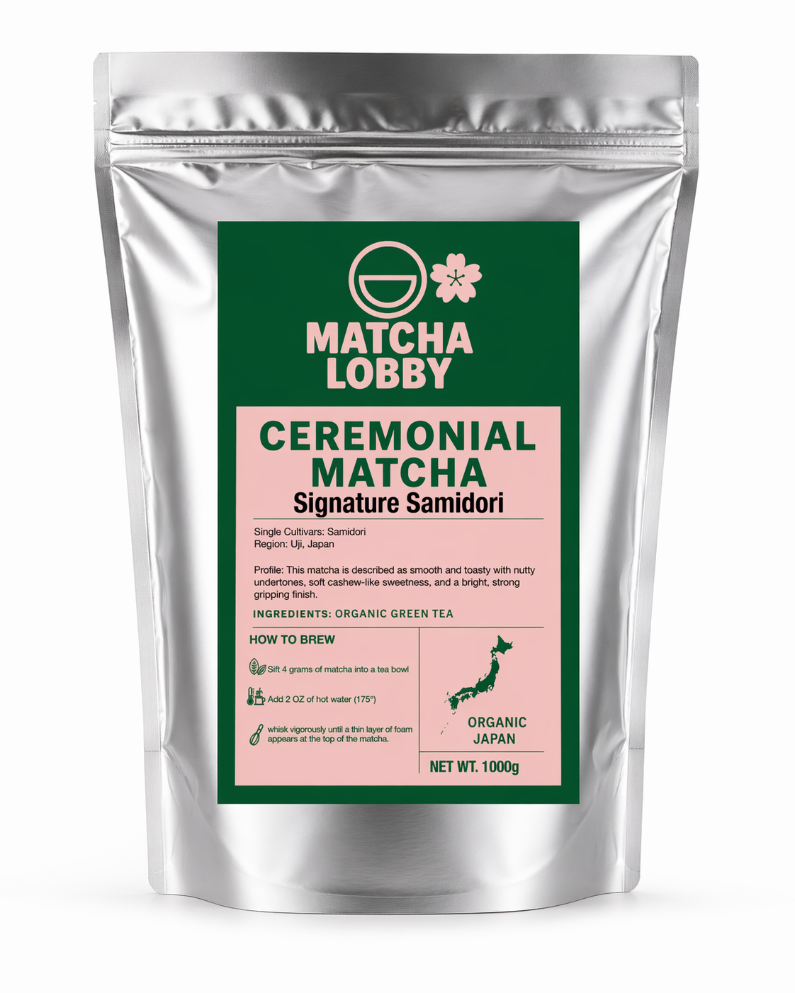 Single Origin Samidori Matcha - 1kg Bulk