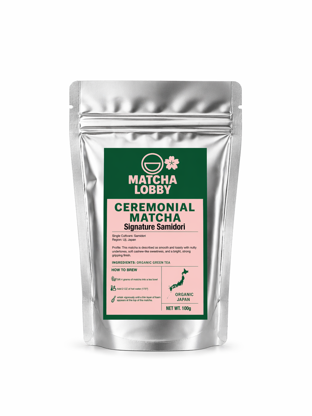 Samidori Matcha - Single Origin First Flush Organic 100g
